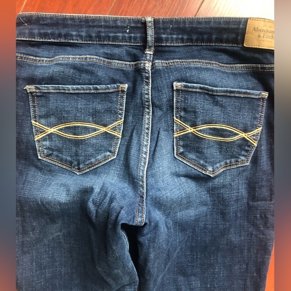 Abercrombie & Fitch 6L 28/33 Mid rise Skinny stretch Blue Jeans - Picture 6 of 10